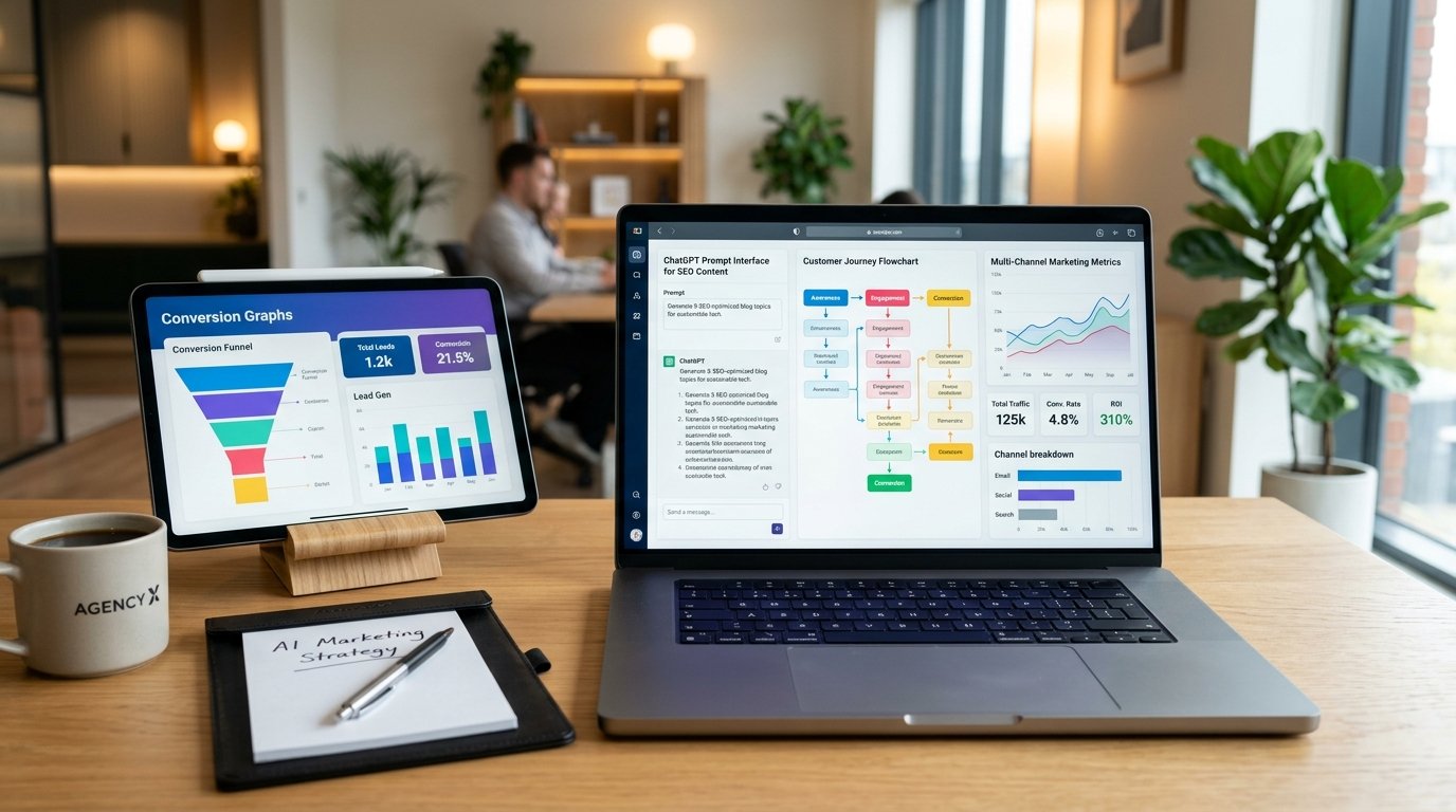 AI Marketing Strategy Dashboard and Workspace